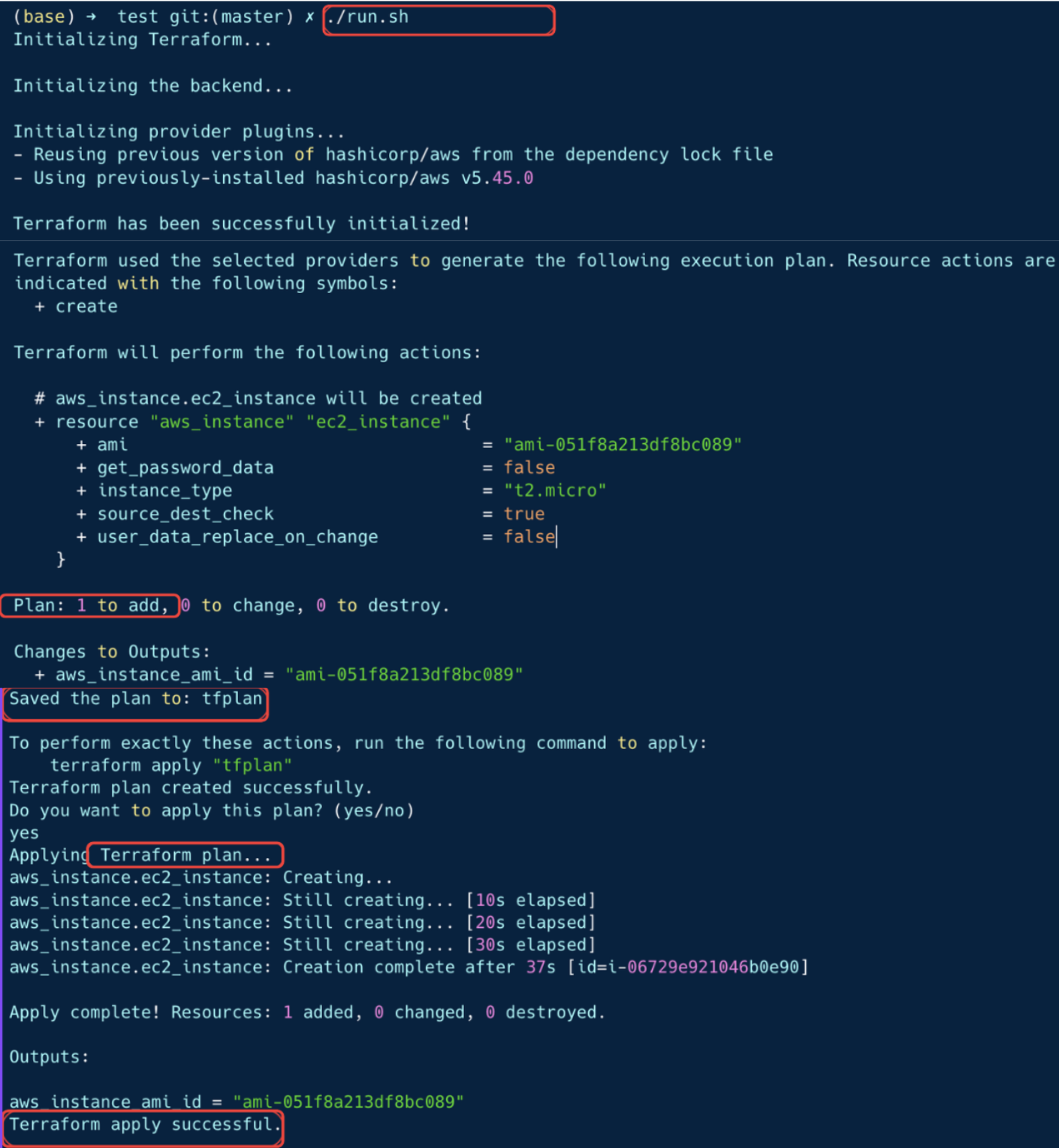 Terraform run-dot-sh