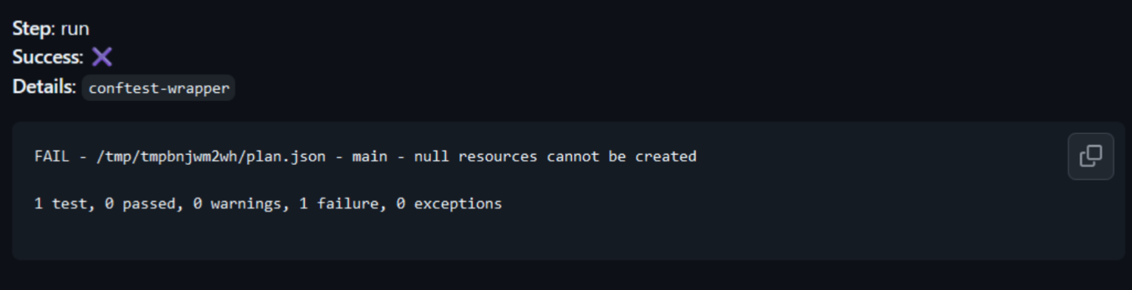 Integrating OPA in the workflow