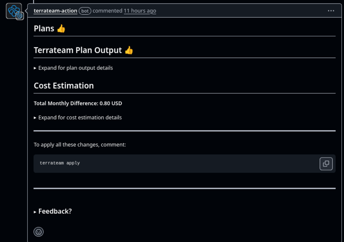 Terrateam plan