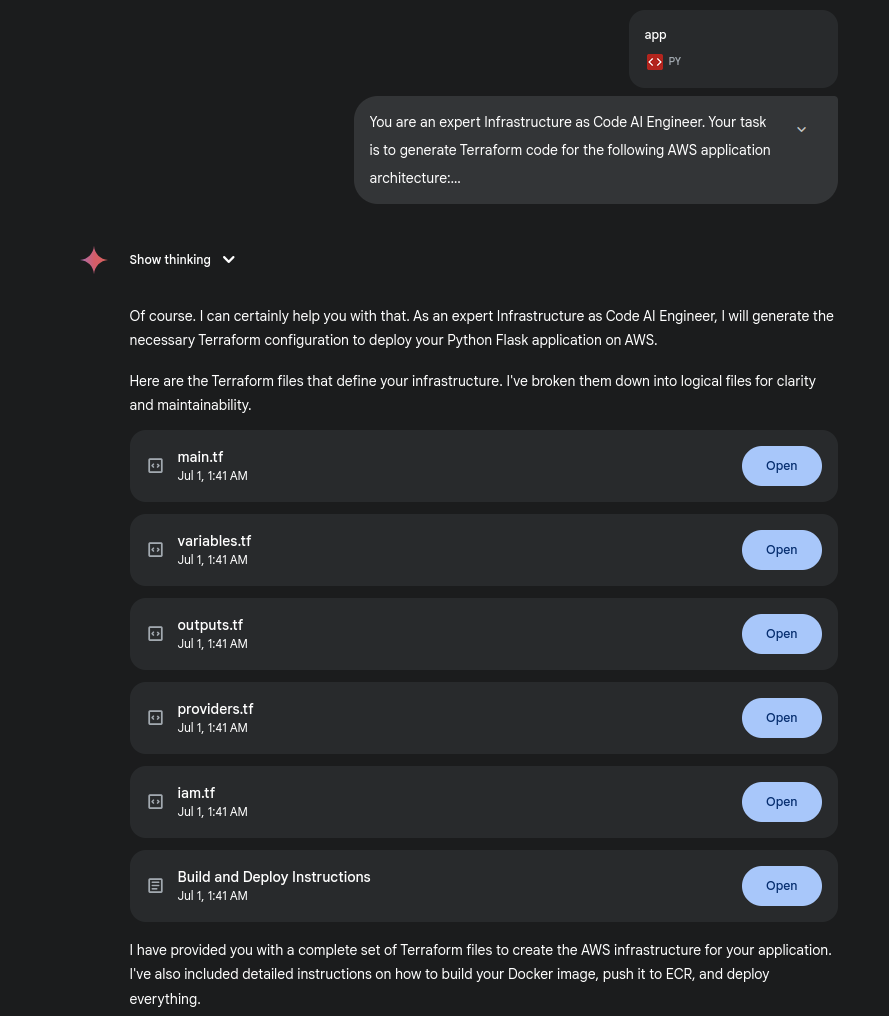 Gemini 2.5 Pro output 1