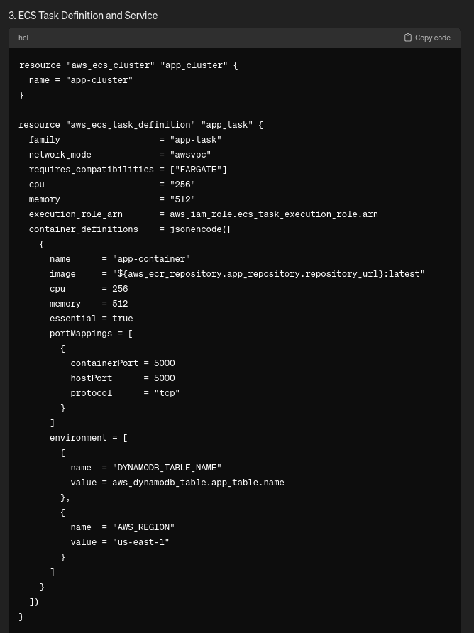 ChatGPT output 2-1