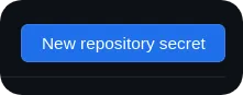 GitHub repo settings secrets actions new repository secret